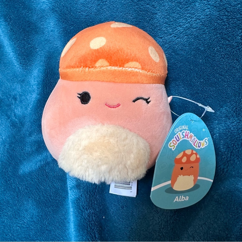 SQUISHMALLOWS Alba the Mushroom 5in NWT